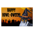 Collie HAPPY HOWL-OWEEN Welcome Mat