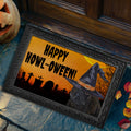 French Bulldog HAPPY HOWL-OWEEN Welcome Mat