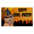 Golden Retriever HAPPY HOWL-OWEEN Welcome Mat