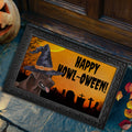 Labrador Retriever HAPPY HOWL-OWEEN Welcome Mat