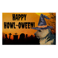 Norwich Terrier HAPPY HOWL-OWEEN Welcome Mat