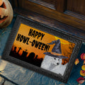 Samoyed HAPPY HOWL-OWEEN Welcome Mat