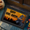 Scottish Terrier HAPPY HOWL-OWEEN Welcome Mat
