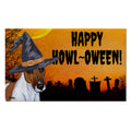 Smooth Fox Terrier HAPPY HOWL-OWEEN Welcome Mat