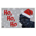 Affenpinscher Holiday Welcome Mat
