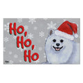 American Eskimo Holiday Welcome Mat