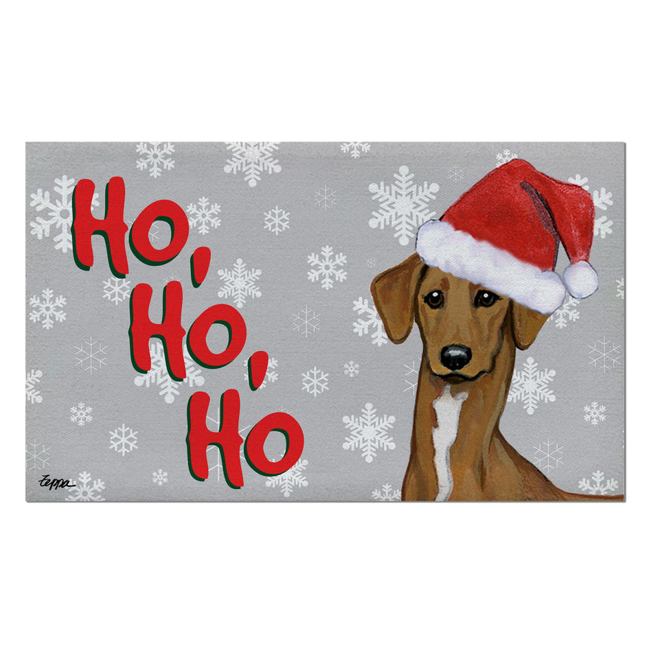Azawakh Holiday Welcome Mat