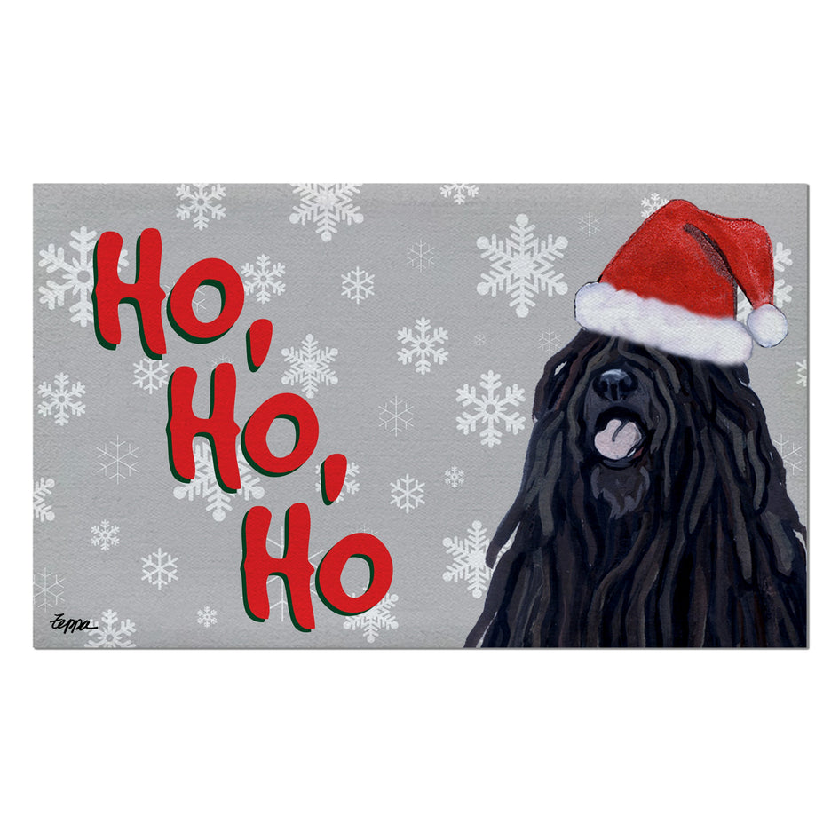 Puli Holiday Welcome Mat