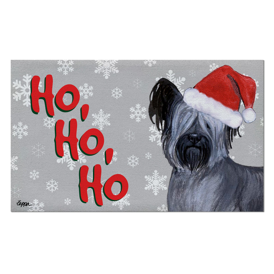 Skye Terrier Holiday Welcome Mat