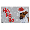 Smooth Fox Terrier Holiday Welcome Mat
