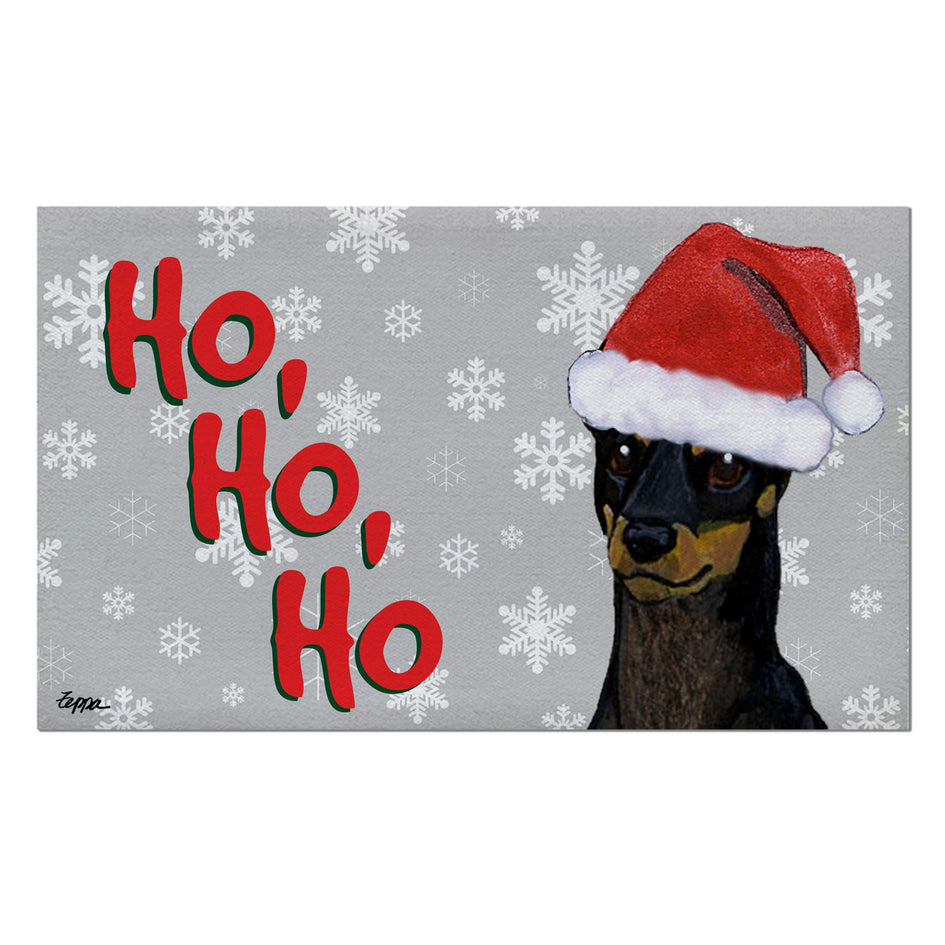 Toy Manchester Terrier Holiday Welcome Mat