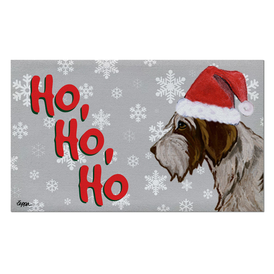 Wirehair Pointing Griffon Holiday Welcome Mat