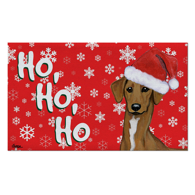 Azawakh Holiday Welcome Mat