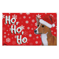Basenji Holiday Welcome Mat