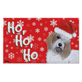 Petite Basset Griffon Vendeen Holiday Welcome Mat