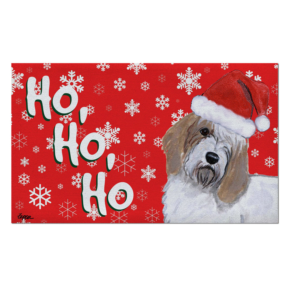 Petite Basset Griffon Vendeen Holiday Welcome Mat