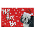 Polish Lowland Sheepdog Holiday Welcome Mat