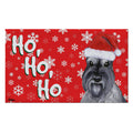 Schnauzer Holiday Welcome Mat