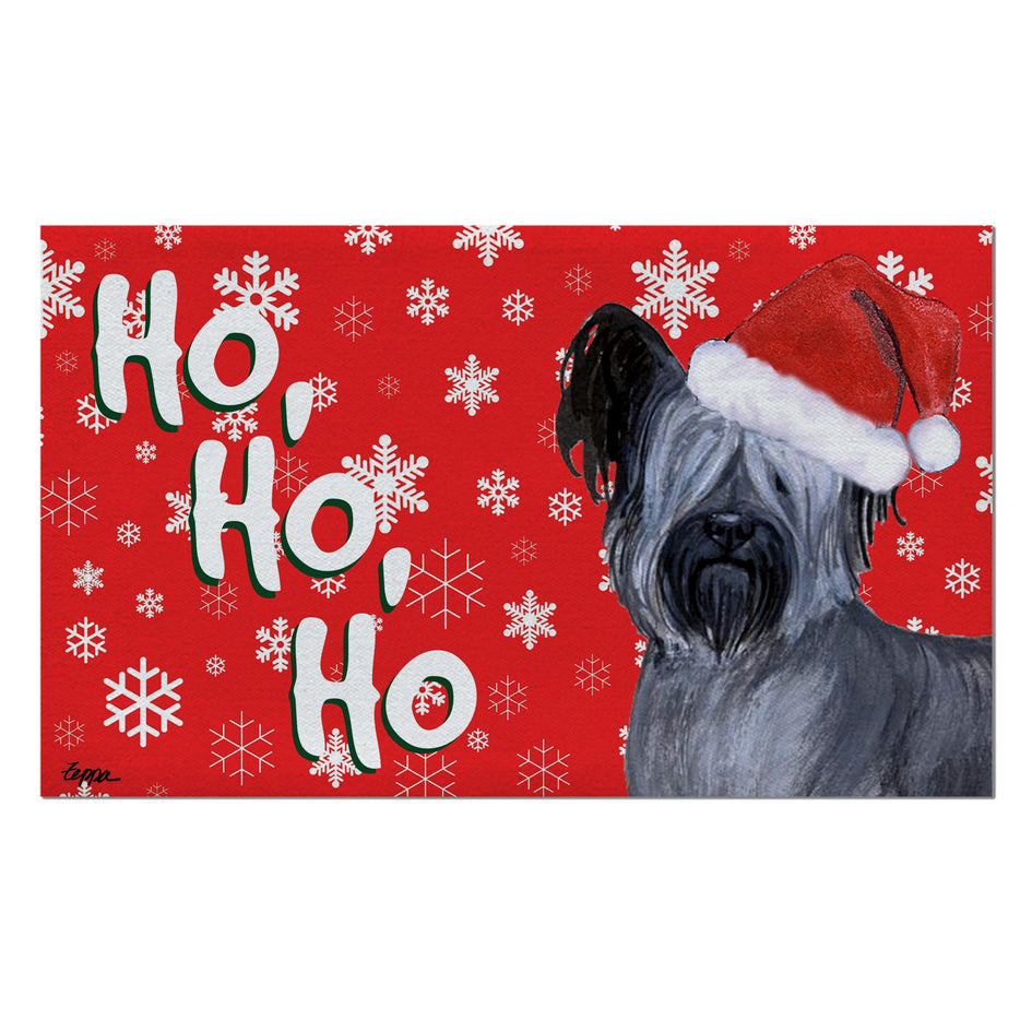 Skye Terrier Holiday Welcome Mat