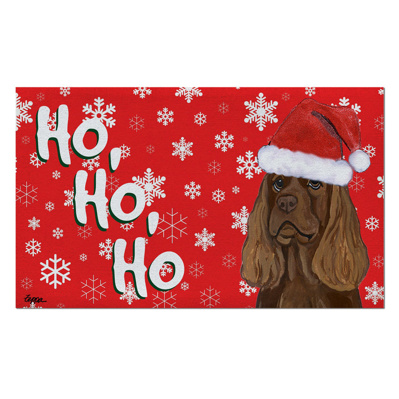 Sussex Spaniel Holiday Welcome Mat