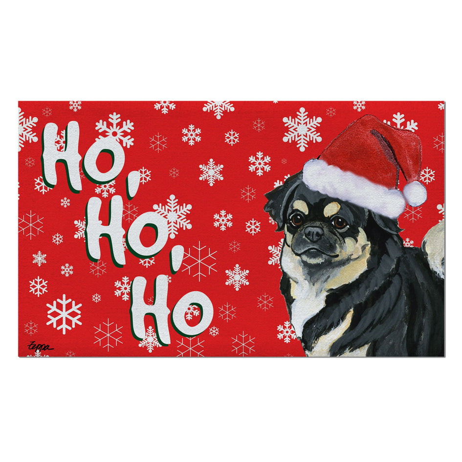 Tibetan Spaniel Holiday Welcome Mat