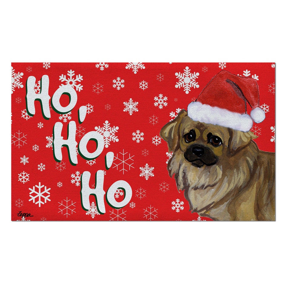 Tibetan Terrier Holiday Welcome Mat
