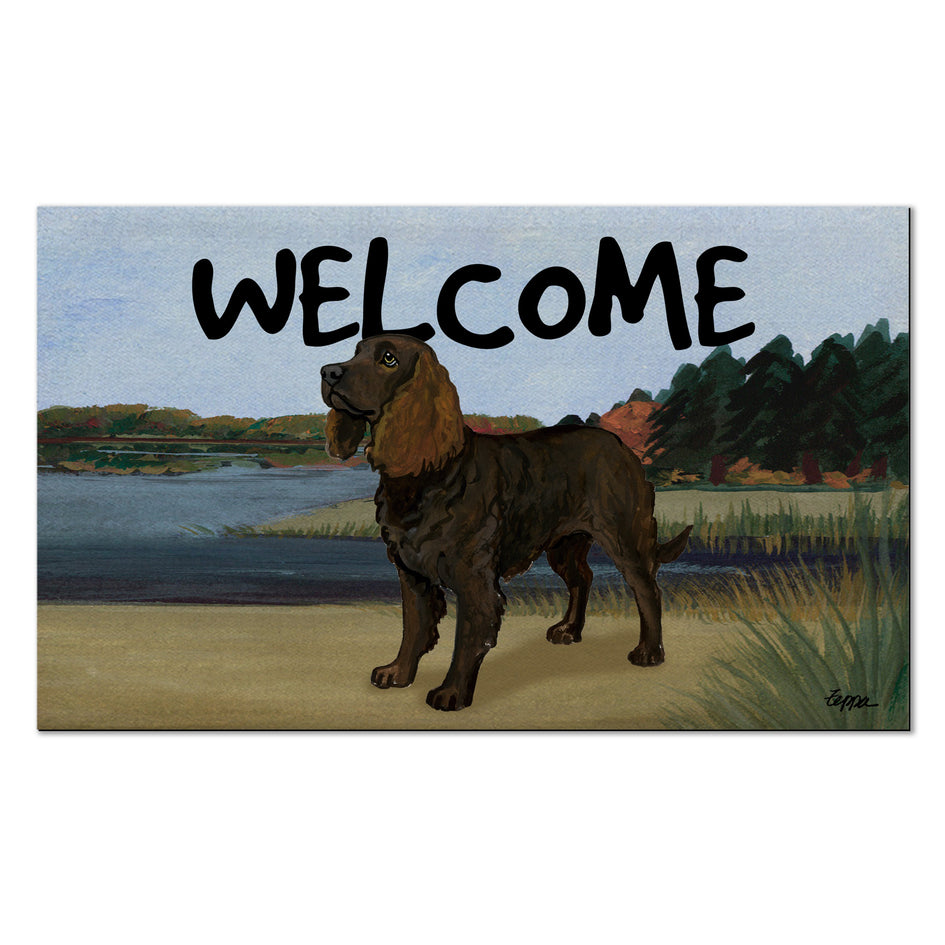 American Water Spaniel Welcome Mat