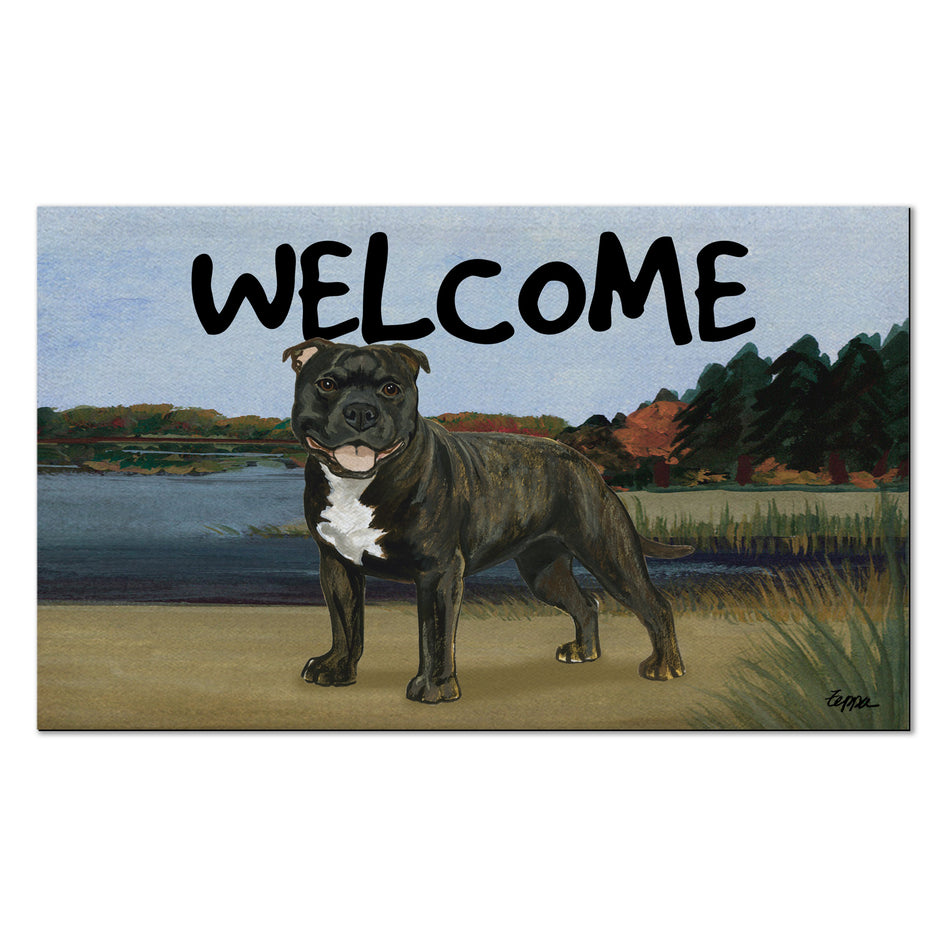English Staffordshire Welcome Mat