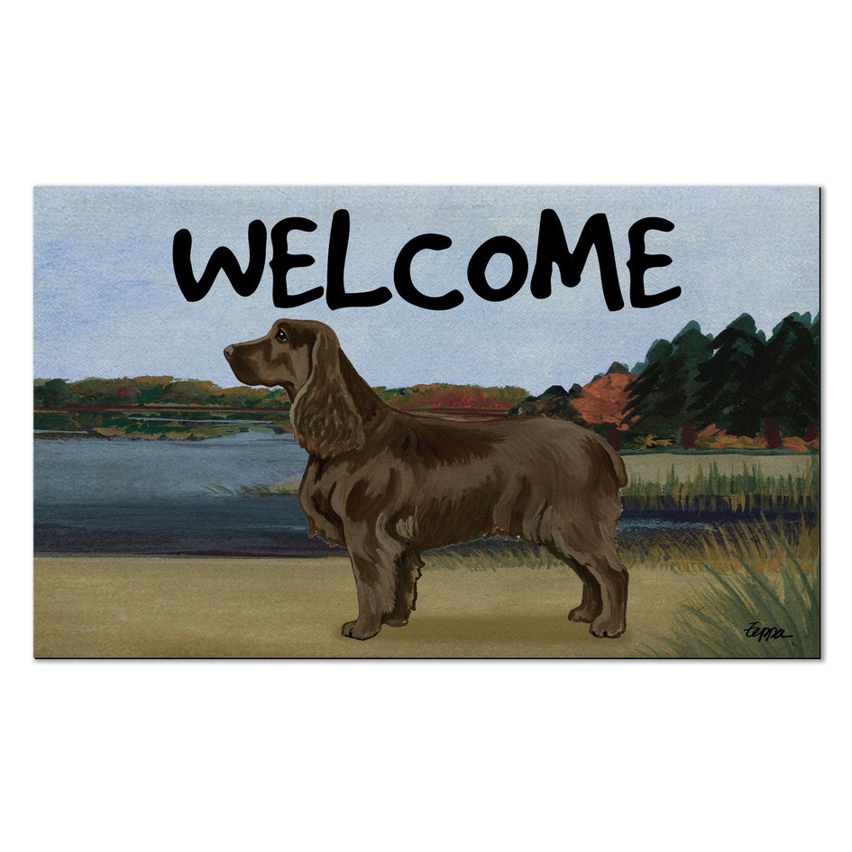 Field Spaniel Welcome Mat