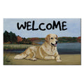 Golden Retriever Welcome Mat