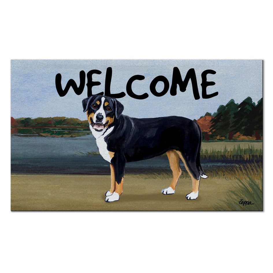 Greater Swiss Mountain Dog Welcome Mat
