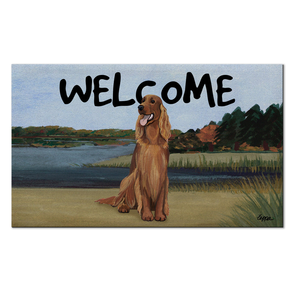 Irish Setter Welcome Mat