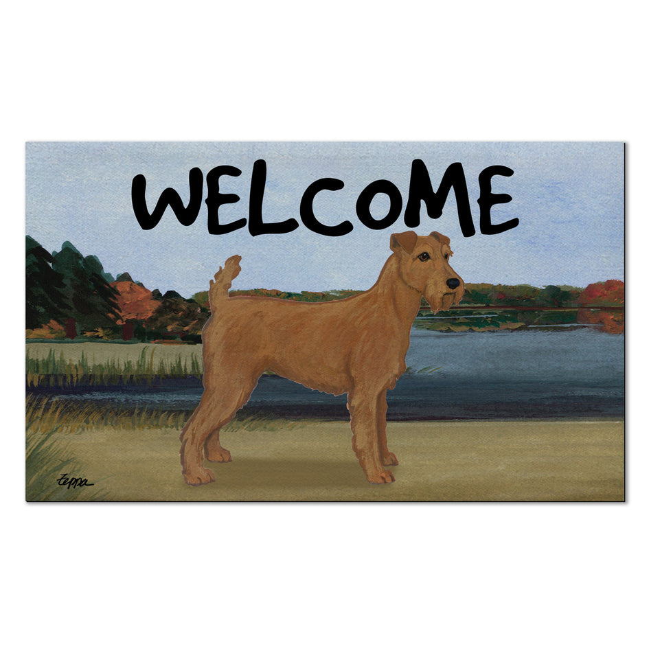 Irish Terrier Welcome Mat