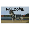 Swedish Valhund Welcome Mat