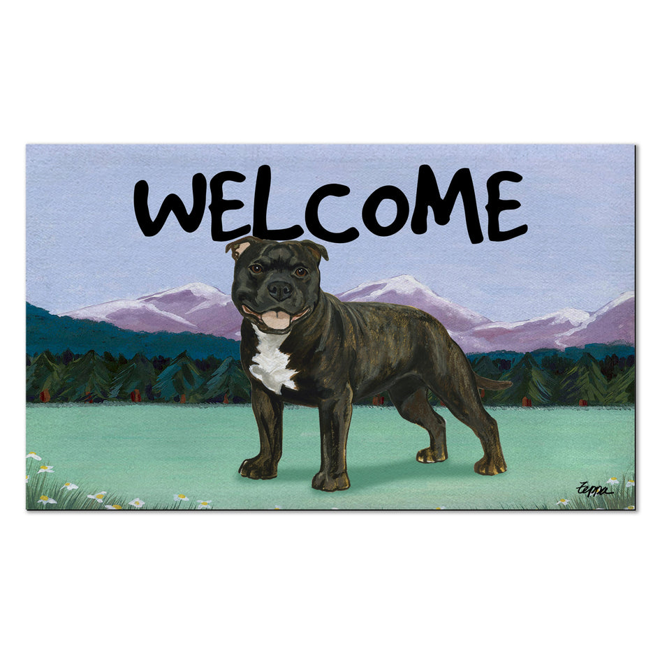 English Staffordshire Welcome Mat