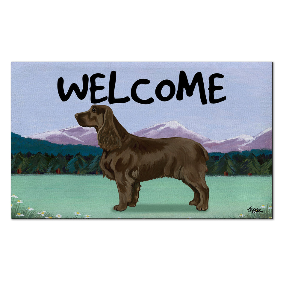 Field Spaniel Welcome Mat