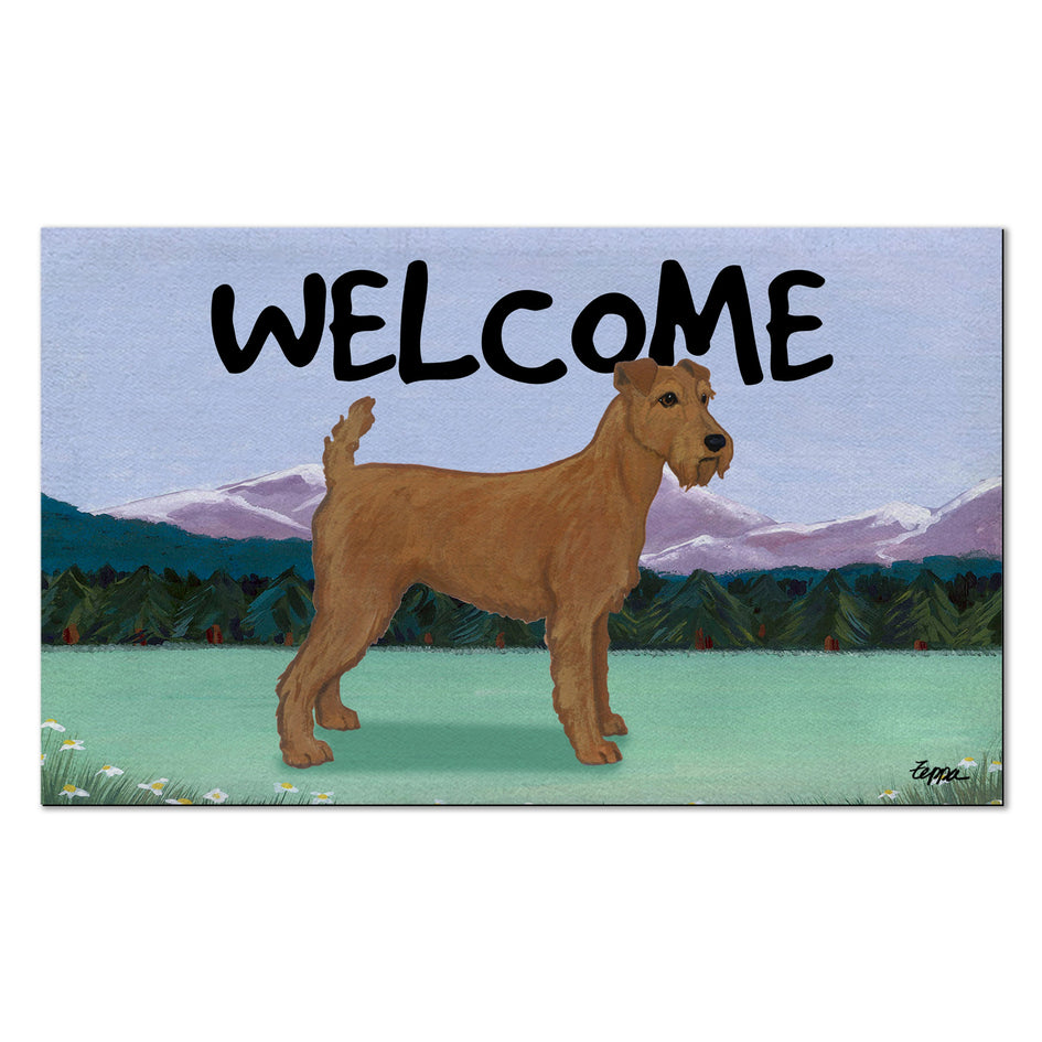 Irish Terrier Welcome Mat