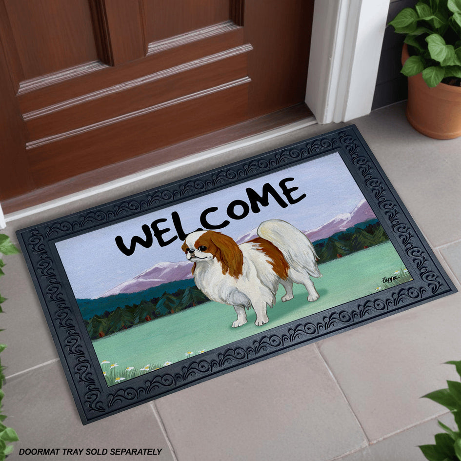 Japanese Chin Welcome Mat