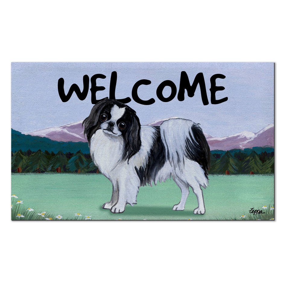 Japanese Chin Welcome Mat