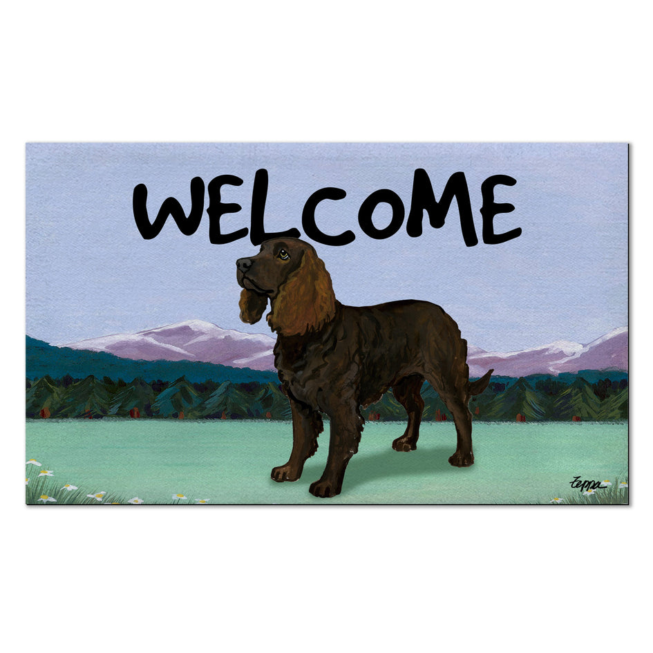 American Water Spaniel Welcome Mat