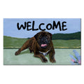 Bullmastiff Welcome Mat