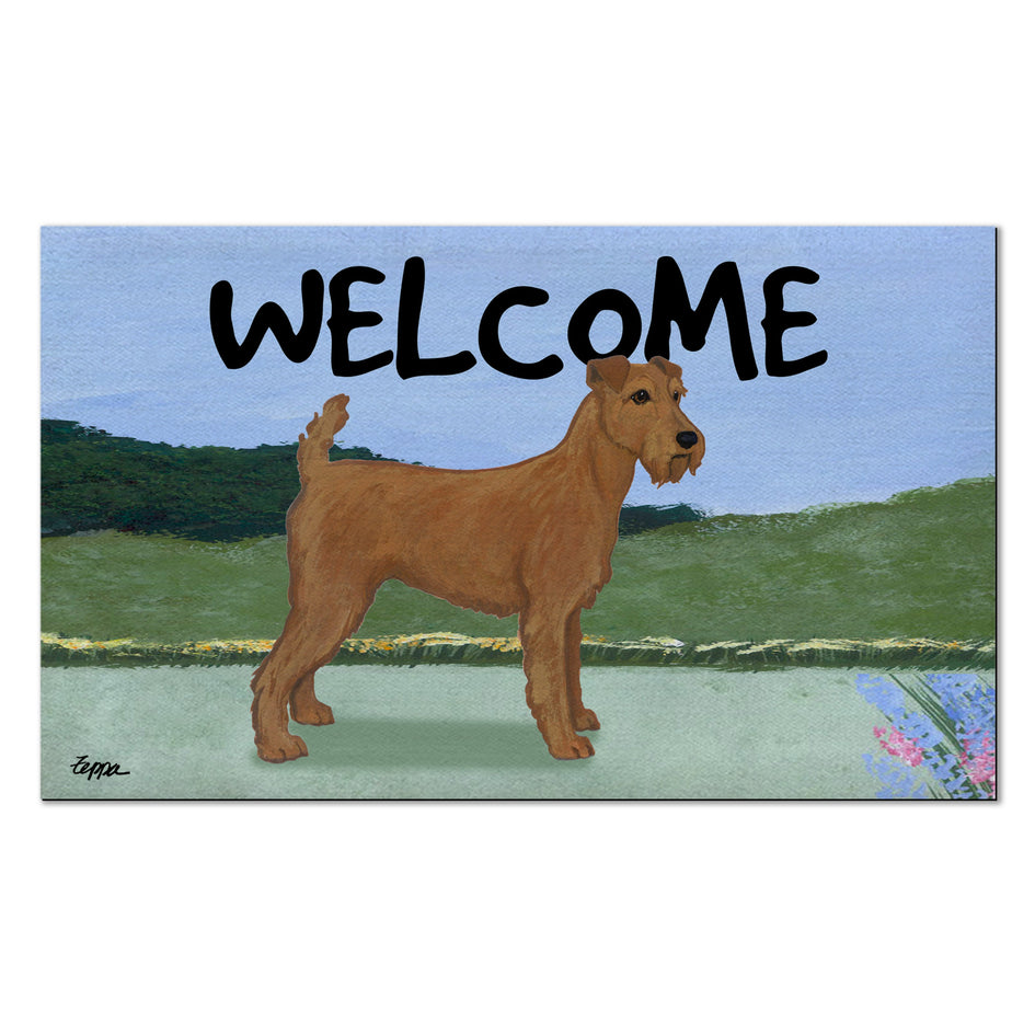 Irish Terrier Welcome Mat