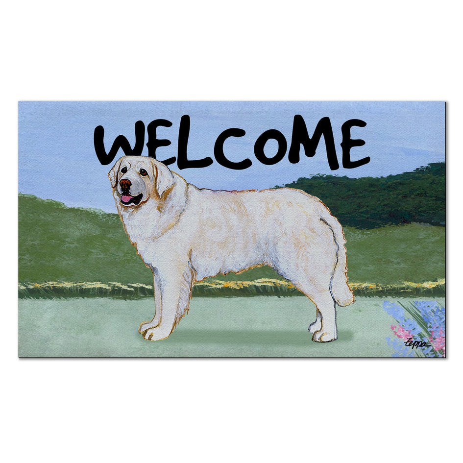Kuvasz Welcome Mat