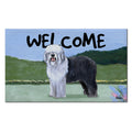 Old English Sheepdog Welcome Mat