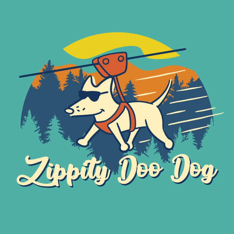 Zippity Doo Dog- T-Shirt Ladies V-Neck