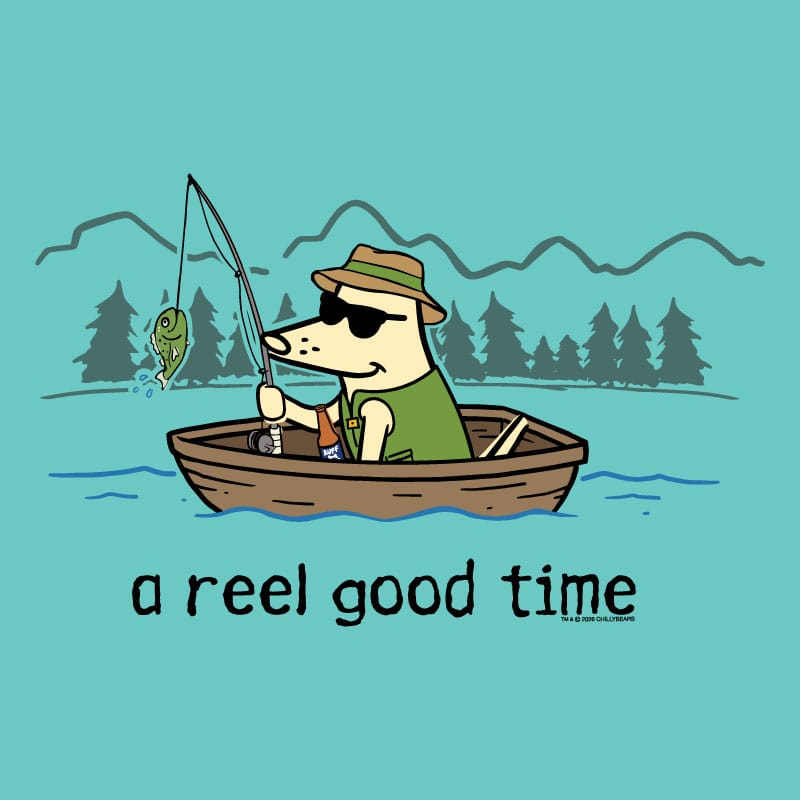 A Reel Good Time  - Ladies T-Shirt V-Neck