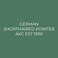 German Shorthaired Pointer Embroidered AKC Quarter Zip