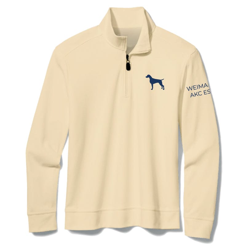 Weimaraner Embroidered AKC Quarter Zip