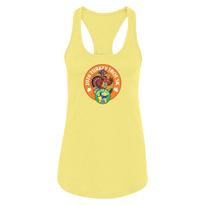 2026 Turkey Trot 5K - Ladies Racerback Tank Top