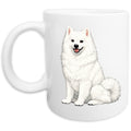 American Eskimo Dog Watercolor - Ceramic Mug